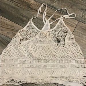 Lace hollister tank